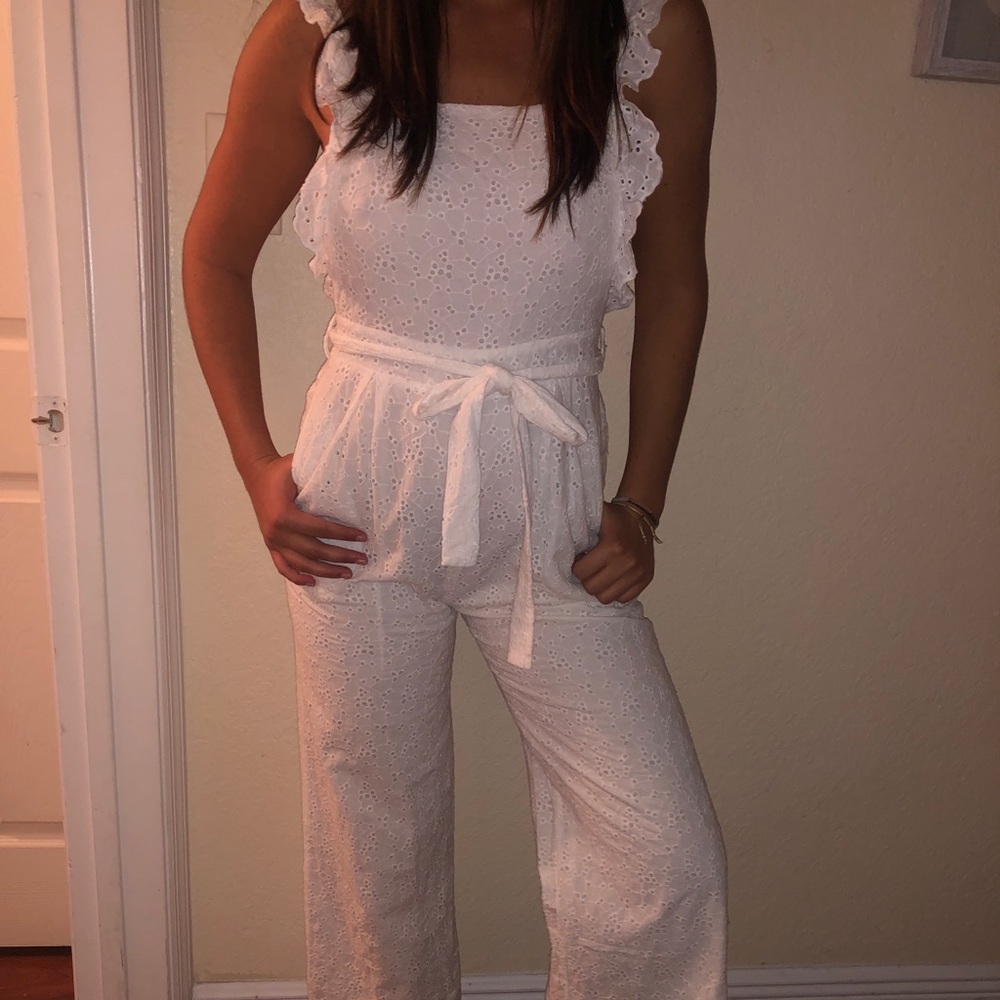 Brunch white jumpsuit
